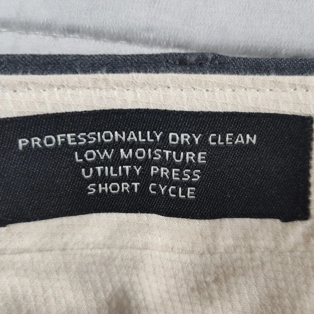 Jos. A. Bank Dress Pants Mens 42L Gray Excellent 100% Wool Pleated‎ Made in USA